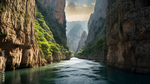 river in the mountains