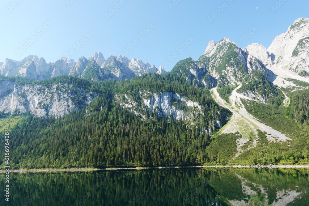 Gosau lake in the Austrian Alps