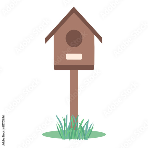 Bird House Illustration