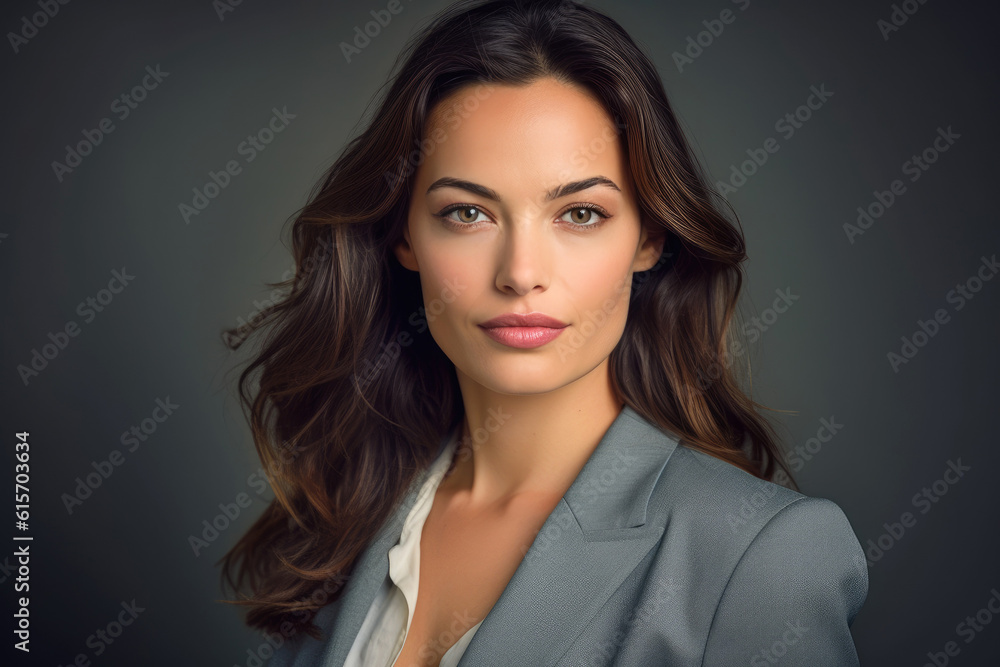 business portrait of a woman. Generative AI business portrait of a woman. Generative AI