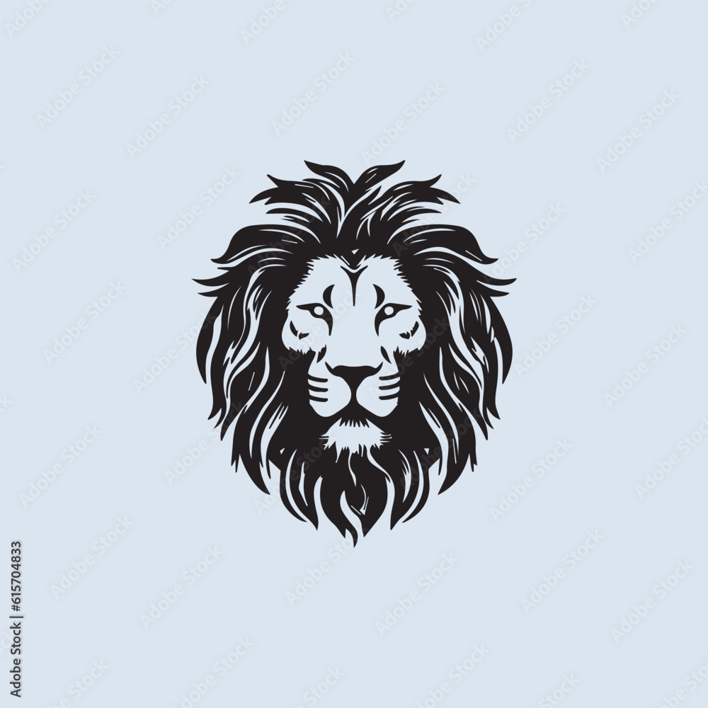 Royal king lion symbols. Premium luxury lion icon vector Illustration