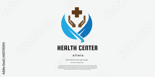 health center for logo design and branding or medical idea