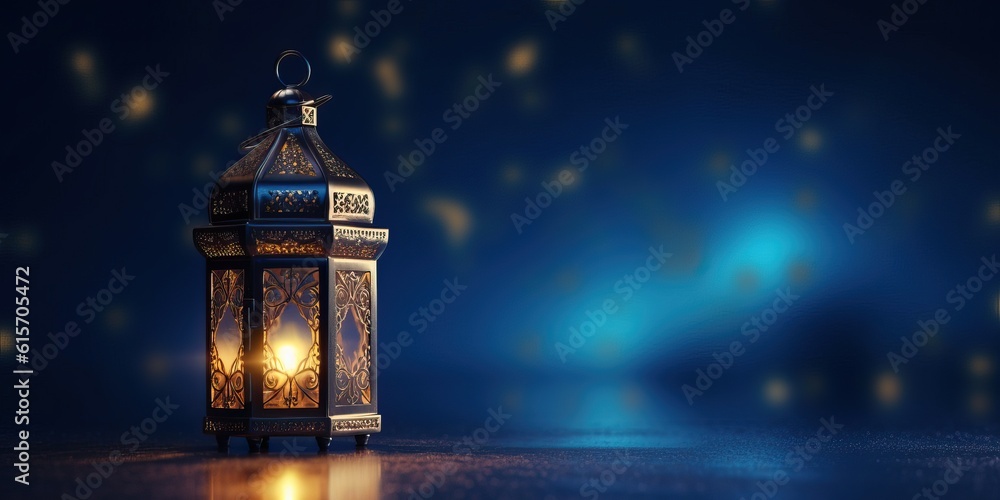 modern Islamic holiday background ornamental Arabic made with Generative AI