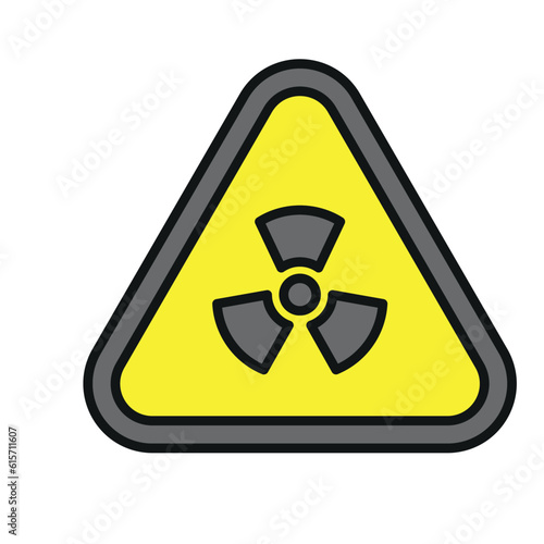 Free Download radiation sign symbol vector glyph color icon - GFXLoad