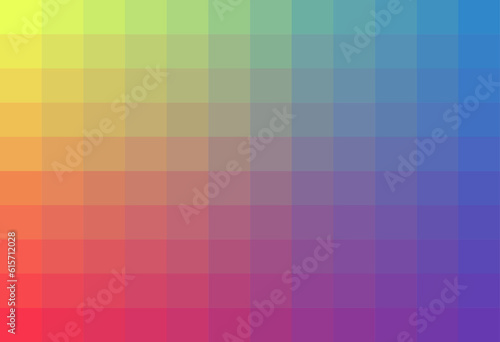 Vector illustration of color swatch. Vector gradient flat colors palette swatches set.