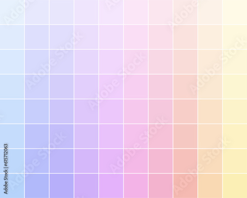 Vector illustration of color swatch. Vector gradient flat colors palette swatches set.