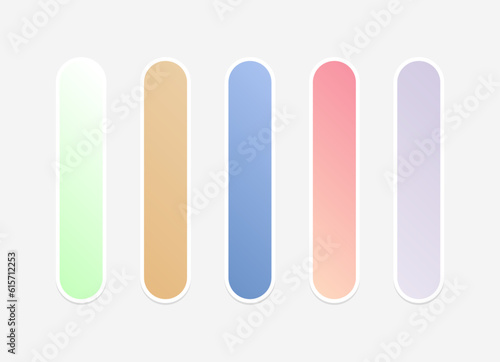 ector colorful gradient background collection. Gradient pastel colorful.