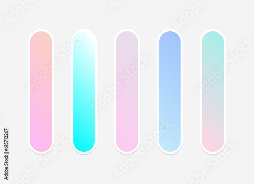 ector colorful gradient background collection. Gradient pastel colorful.
