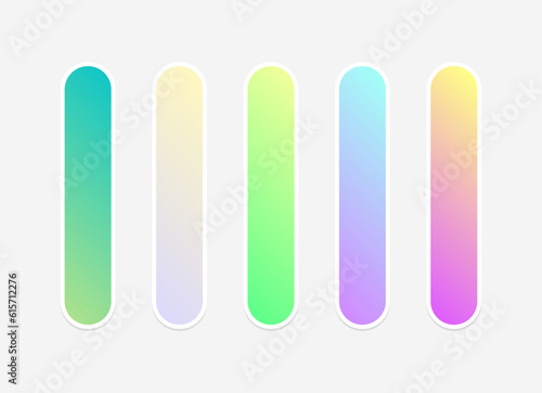 ector colorful gradient background collection. Gradient pastel colorful.