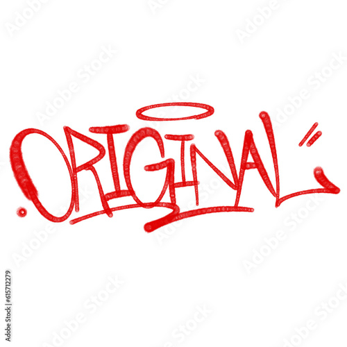 illustration Black graffiti tag lettering aerosol can spray paint