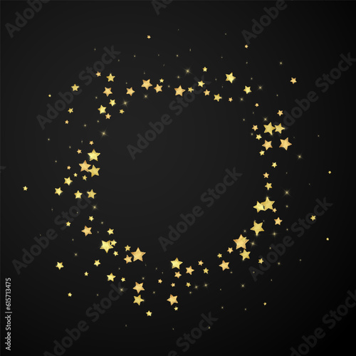 Magic stars vector overlay.  Gold stars scattered