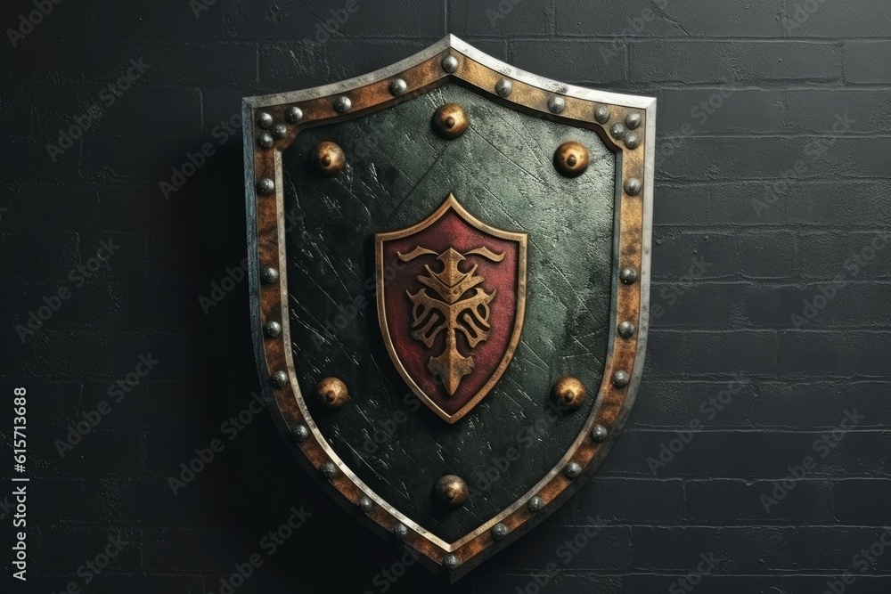 War shield. Generate Ai