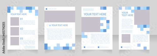 Studying abroad promo blank brochure layout design. College, university. Vertical poster template set with empty copy space for text. Premade corporate reports collection. Editable flyer paper pages
