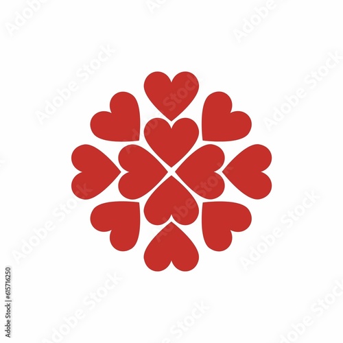 Geometric hearts/ clover