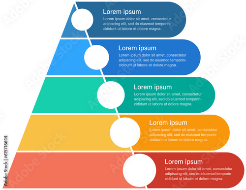 Civil rights movement infographic chart design template. Public policies. Abstract vector infochart with blank copy spaces. Instructional graphics with 5 step sequence. Visual data presentation