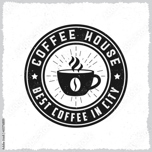 Coffee shop and badge collection vintage logo