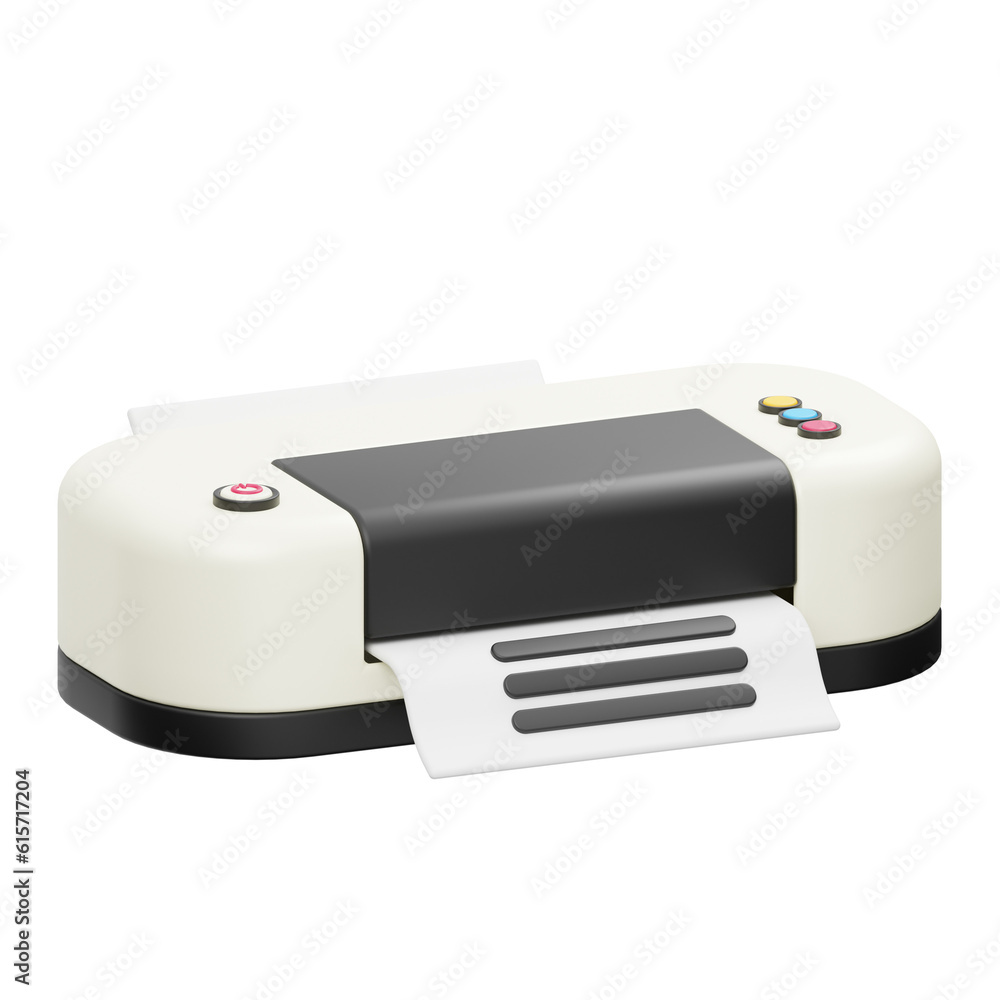 Laminator Machine Element Digital Printing 3D Icon Laminator Machine Element Digital Printing 3D Icon