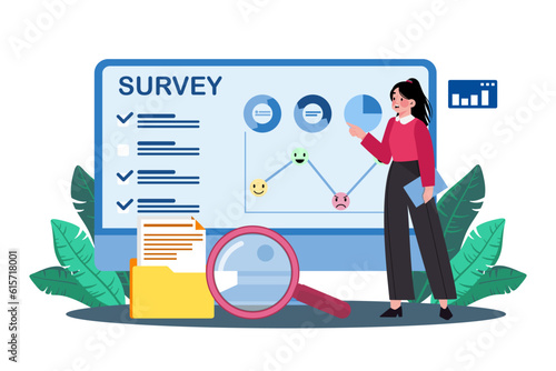 Researchers track changes in attitudes with online surveys.