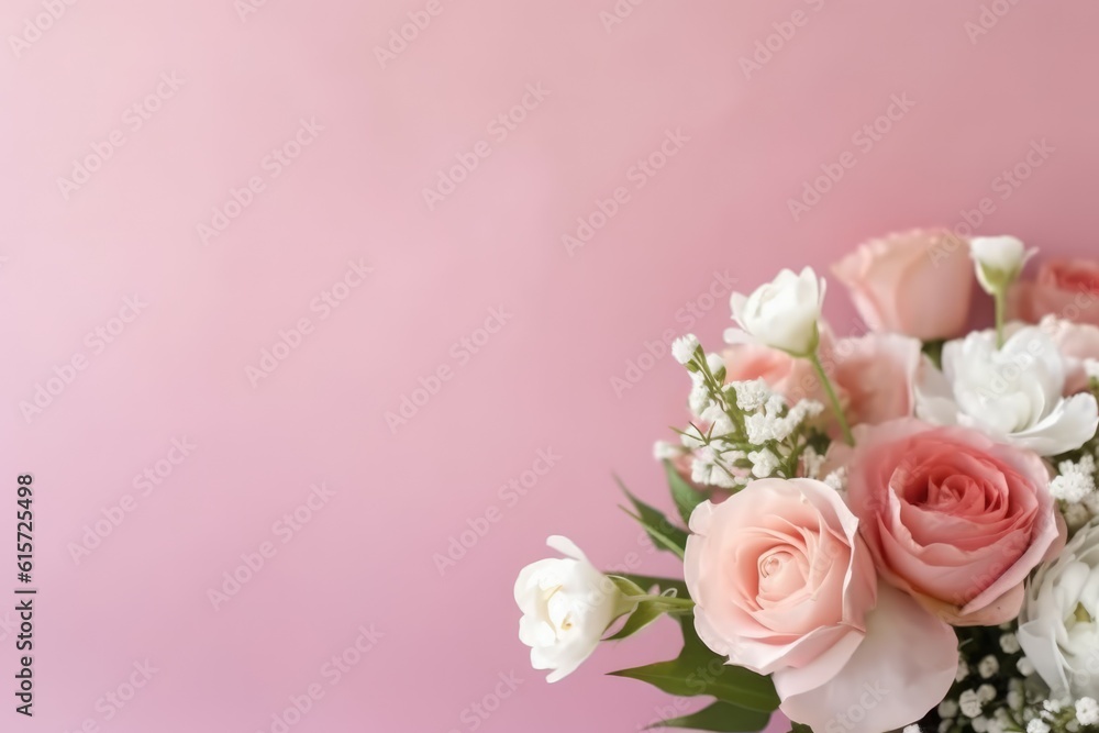 Wedding bouquet elegant. Generate Ai
