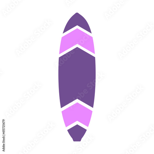 Surfing Board Illustration