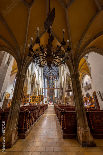 St. Egidius Basilica in Bardejov  UNESCO site  Slovakia