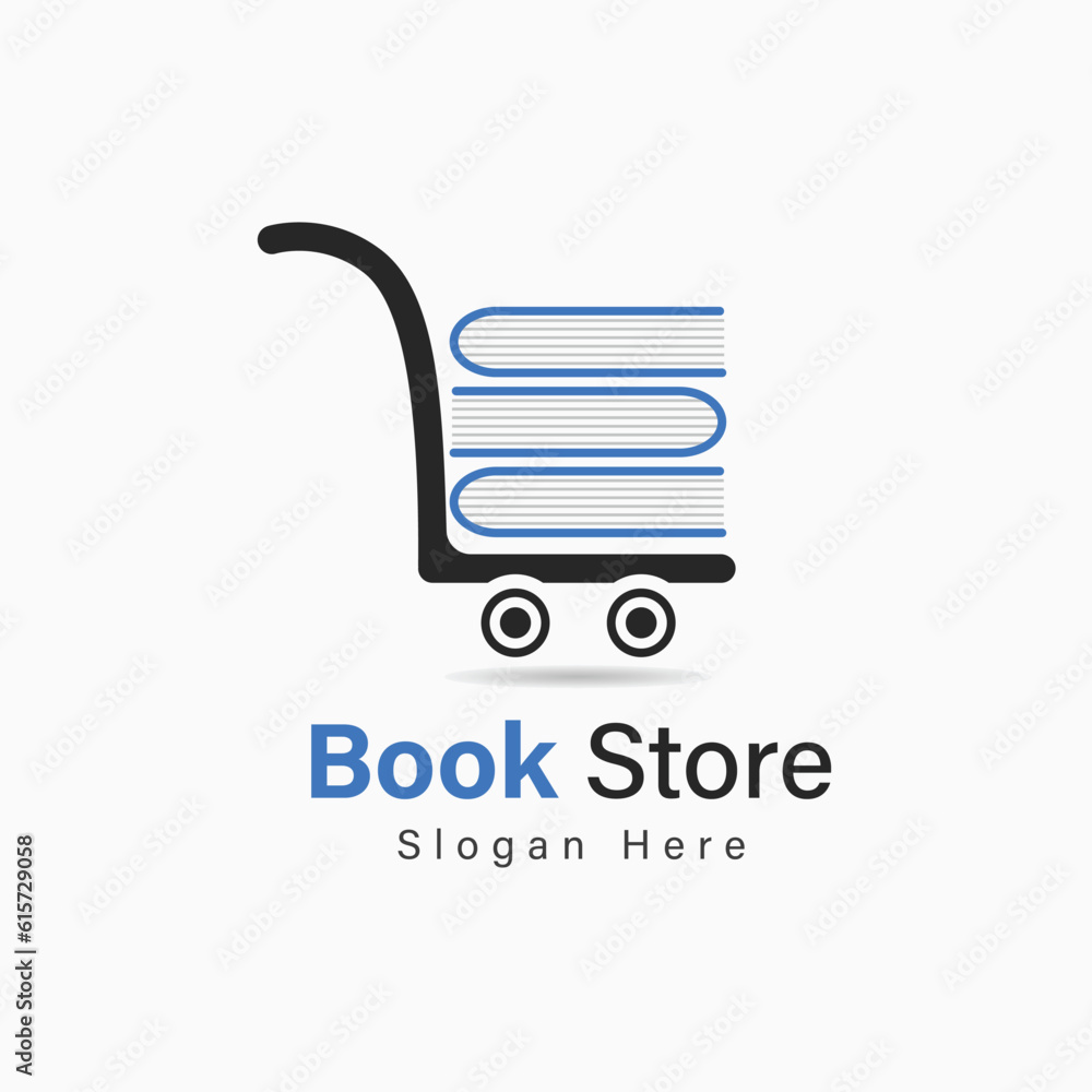 Book Store logo design vector illustration template Book Store logo design vector illustration template