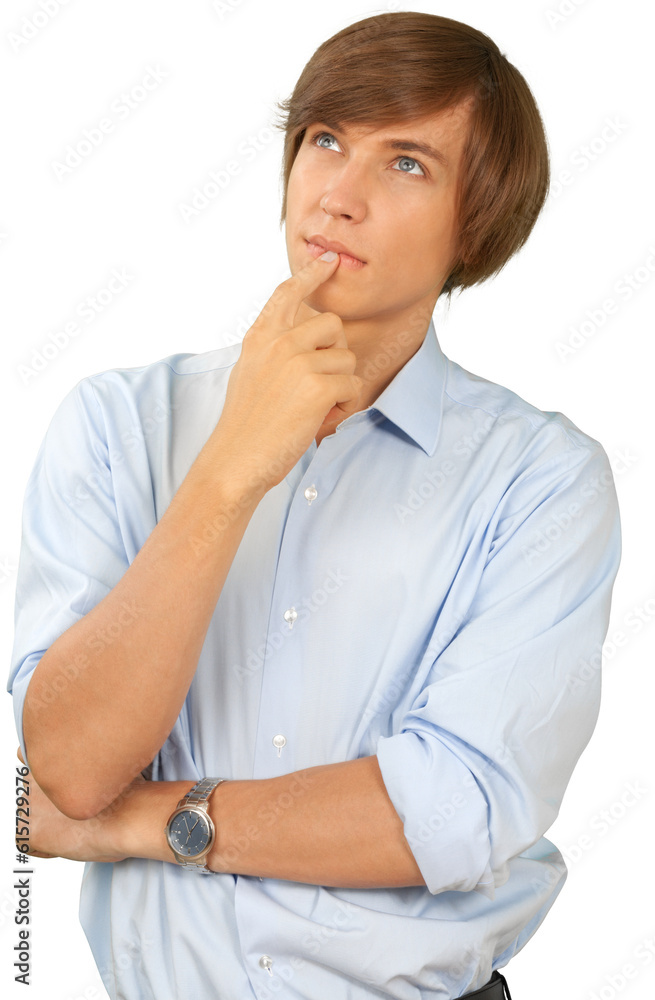 Young male in dress shirt