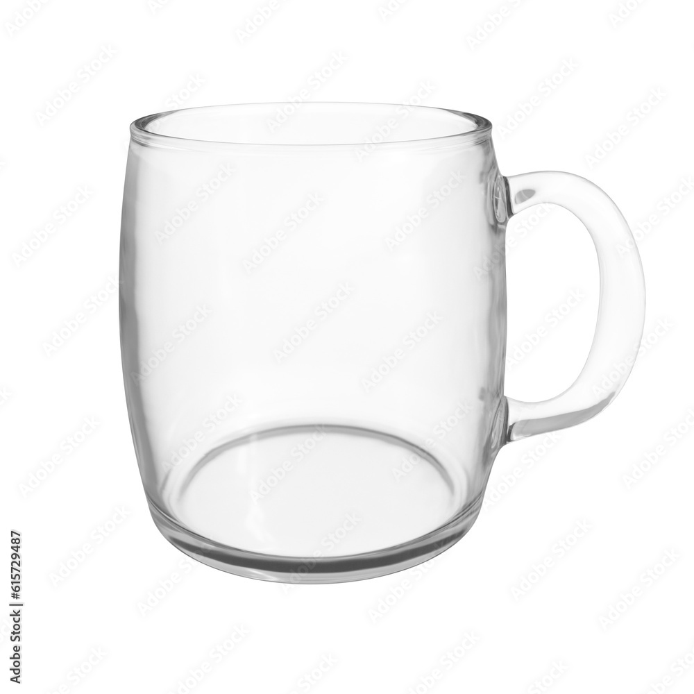 Empty glass cup isolated on transparent background, png Empty glass cup isolated on transparent background, png