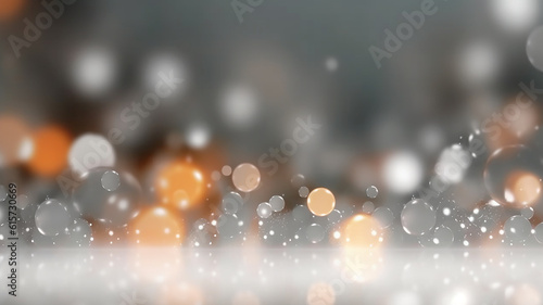 sfondo grigio chiaro leggermente sfocato con bokeh ideale per presentazioni,  sfondo glitterato natalizio per biglietti di auguri,  photo