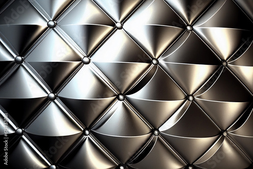 Steel and metal surface background. AI Generated