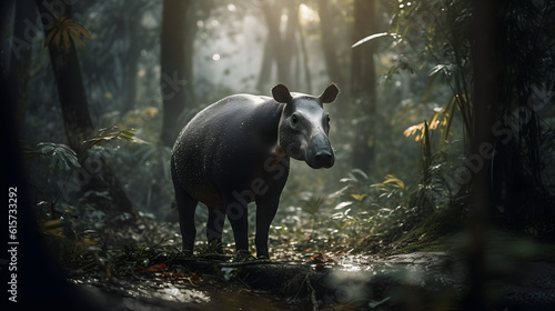 Enchanting World of Tapirs. Generative AI © PIRMYN