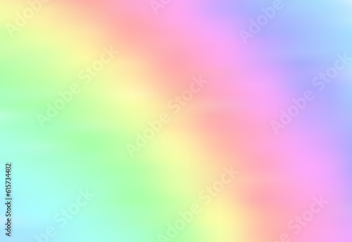 Hologram Abstract Background Plastic Gradient Mesh Stock Vector. Rainbow pastel blurred background.