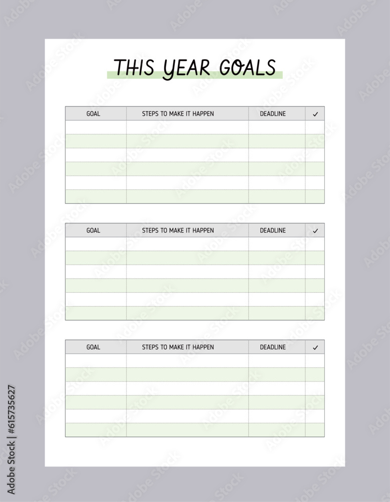 Yearly goal planner. (hello) Yearly goal planner. (hello)