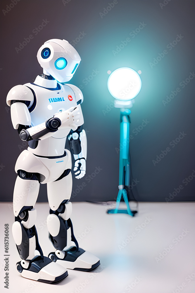 An image of a robot. (AI-generated fictional illustration)
An image of a robot. (AI-generated fictional illustration)