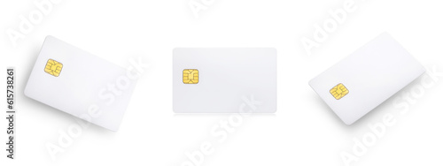 Fotografi Plastic bank credit card templates