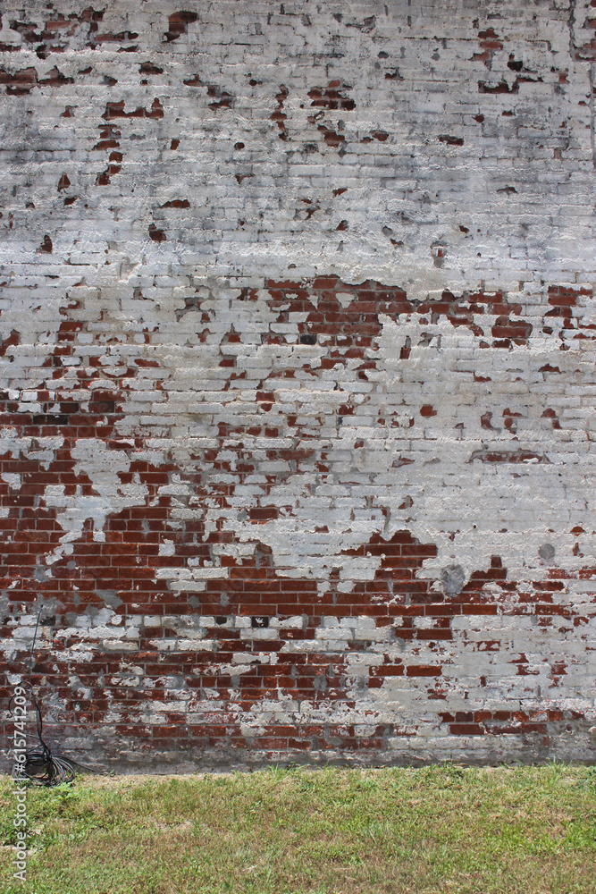 Close-up Building Detail Historical Brick Wall Located in Rural Texas Close-up Building Detail Historical Brick Wall Located in Rural Texas