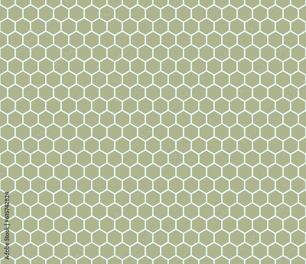 Seamless green honeycomb pattern. Endless honey comb hexagon pattern. Seamless green honeycomb pattern. Endless honey comb hexagon pattern.