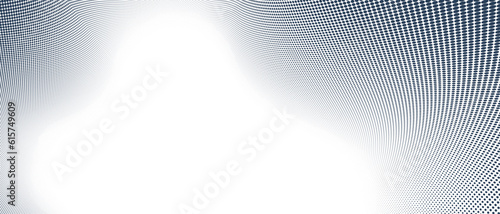 Dotted vector abstract background, light grey dots in perspective flow, dotty texture abstraction, big data technology image, cool backdrop.