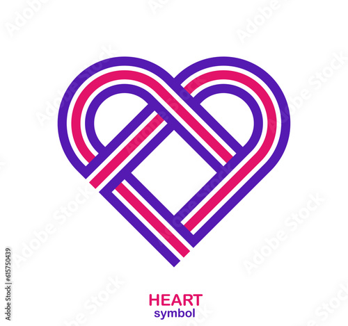 Heart symbol in modern geom...