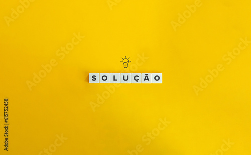Solution, Solução, Word and Concept Image.