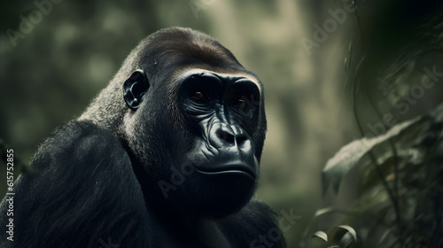 Gorillas: Guardians of the Tropical Forests. Generative AI