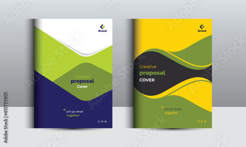 Creative Business Proposal Cover Design Template Adept for multipurpose Projects