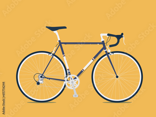 Retro Road Bike Violet