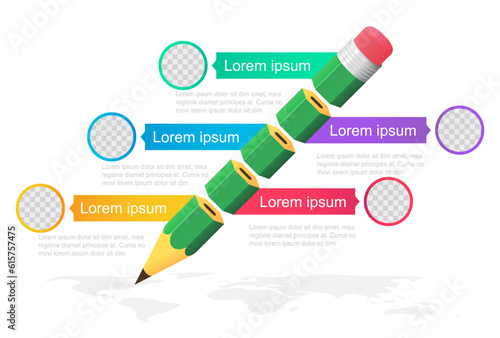 Scholarship and grants infographic chart design template. Abstract infochart with copy space. Instructional graphics with 5 step sequence. Visual data presentation. Arial-Regular font used