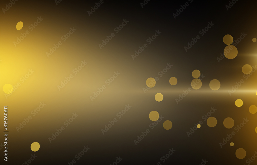 Black luxury background with golden line elements and light ray effect decoration and bokeh Black luxury background with golden line elements and light ray effect decoration and bokeh