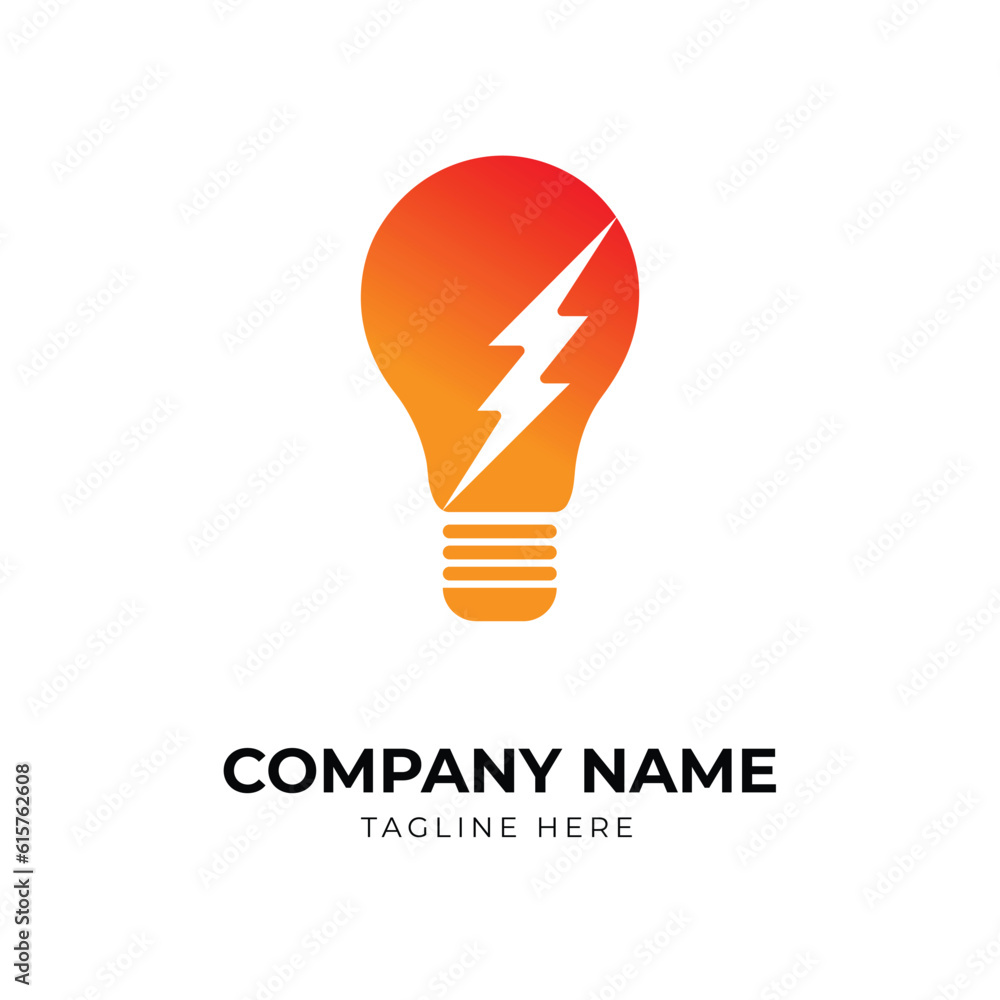 vector idea bulb modern logo design vector idea bulb modern logo design
