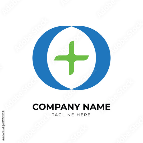 vector modern medical logo design
