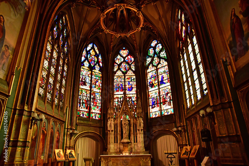 Paris; France - april 27 2023 : Saint Gervais Saint protais church photo