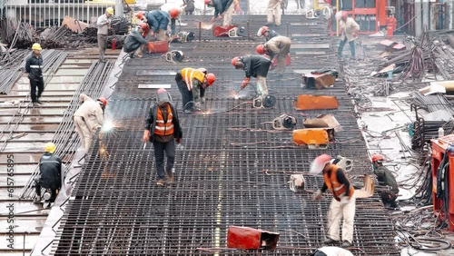 worker working in construction site
