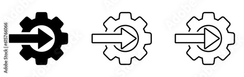 Integration vector icons